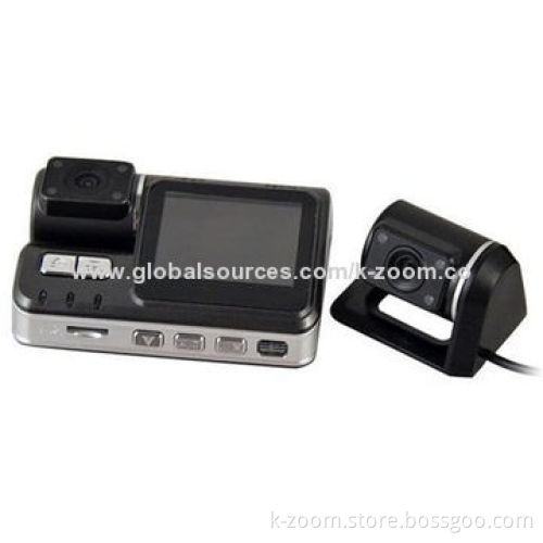 Car Black Box, 2 Channels, Maximum 1,920 x 1,080P/25fps Front